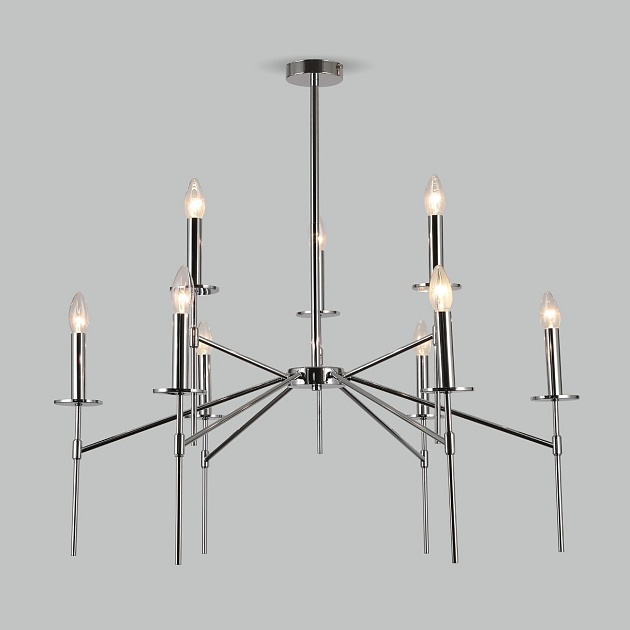 Потолочная люстра Eurosvet 60142/9 хром Фото № 1