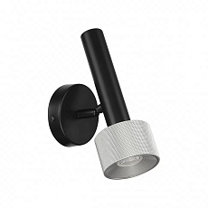 Спот iLedex Delta 2360-1 BK+SL 2