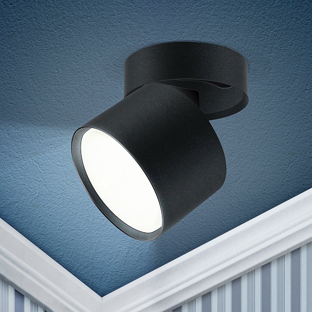 Накладной светильник ЭРА OL12 GX53 SBK черный Б0049034 изображение 2 Накладной светильник ЭРА OL12 GX53 SBK черный Б0049034 Фото № 2