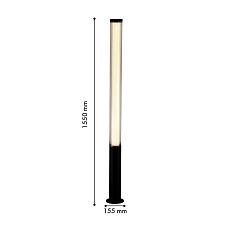 Уличный светодиодный светильник Favourite Kolonne 4393-2F 1