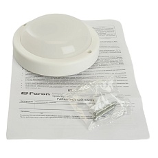 Светильник светодиодный пылевлагозащищённый с оптико- акустическим датчиком Feron AL3008 в пластиковом корпусе 8W 4000K 220V IP65 белый 48996 3