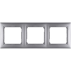 Рамка 3-постовая Legrand Valena алюминий 770153