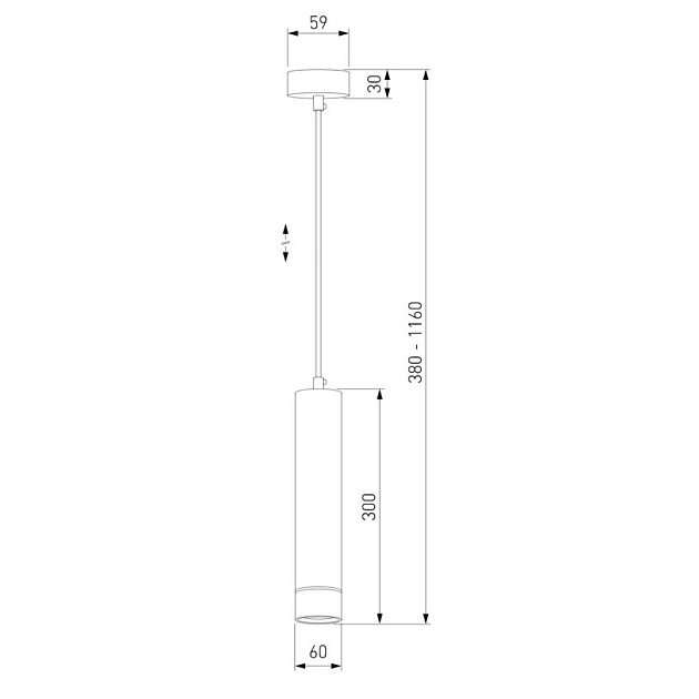Подвесной светильник Eurosvet DLN107 GU10 Фото № 3