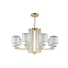 Подвесная люстра Crystal Lux Nicolas SP-PL8 Gold/White