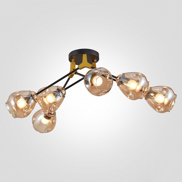 Потолочная люстра Arte Milano Amalfi 252588/6 Br Фото № 5