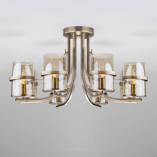 Потолочная люстра Eurosvet 60085/8 античная бронза Фото № 1