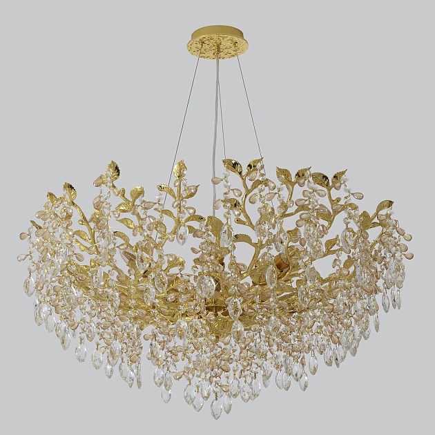 Подвесная люстра Crystal Lux Eden SP10 Gold изображение 6 Подвесная люстра Crystal Lux Eden SP10 Gold Фото № 6