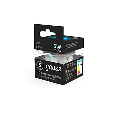 Лампа cветодиодная диммируемая Gauss GU5.3 5W 4100K матовая 101505205-D 2