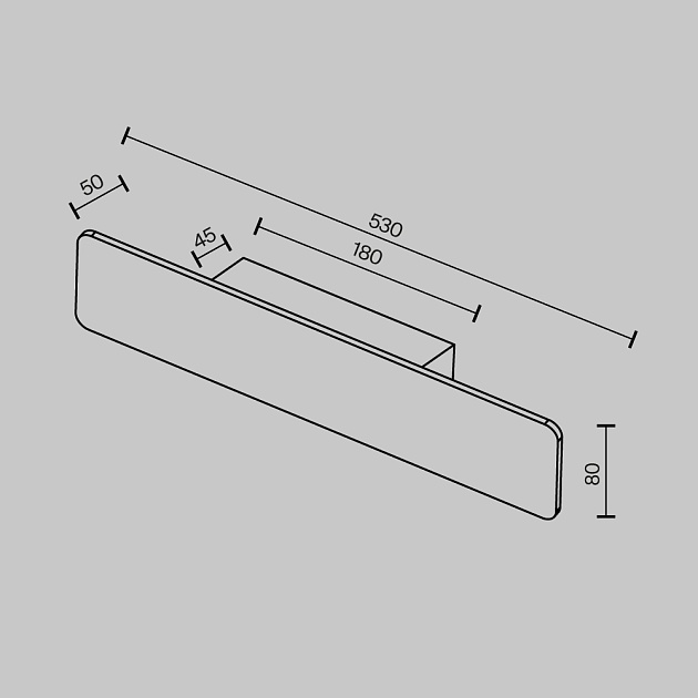 Бра Maytoni Technical C81WL-18W3K-B Фото № 3