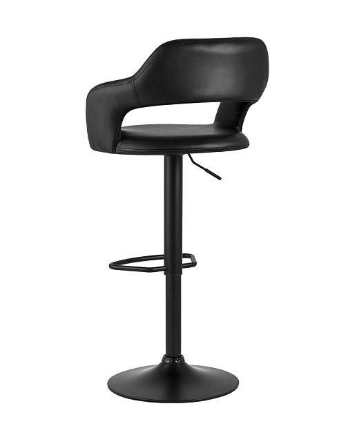 Барный стул Stool Group Рич черный черная ножка PEACHEY BLACK изображение 5 Барный стул Stool Group Рич черный черная ножка PEACHEY BLACK Фото № 5