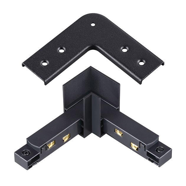 Коннектор L-образный для низковольтного шинопровода Novotech Shino Flum 135105 Фото № 1