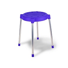 Табурет Sheffilton SHT-S36 синий/хром 8077259306