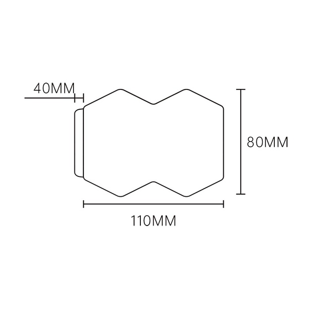 Уличный настенный светодиодный светильник Escada 30004W/01Led Фото № 2