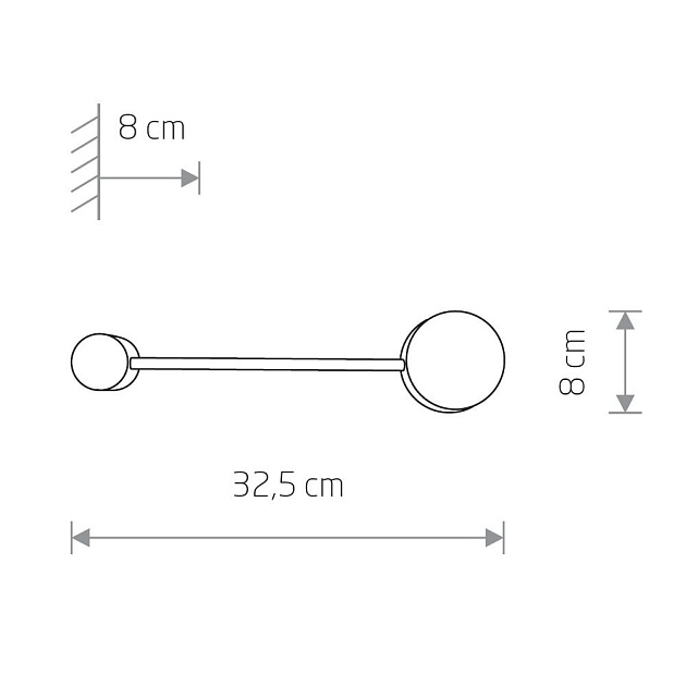 Настенный светильник Nowodvorski Orbit 7803 Фото № 2