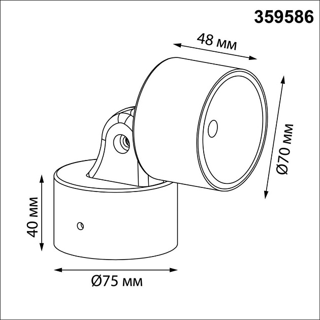 Светильник ландшафтный светодиодный Novotech STREET 359586 Фото № 6