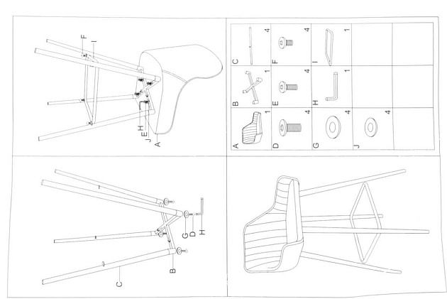 Барный стул Woodville Haris 11684 Фото № 2