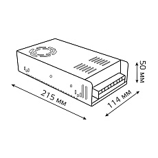 Блок питания Gauss Led Strip PS 12V 400W IP20 40A 202003400 2