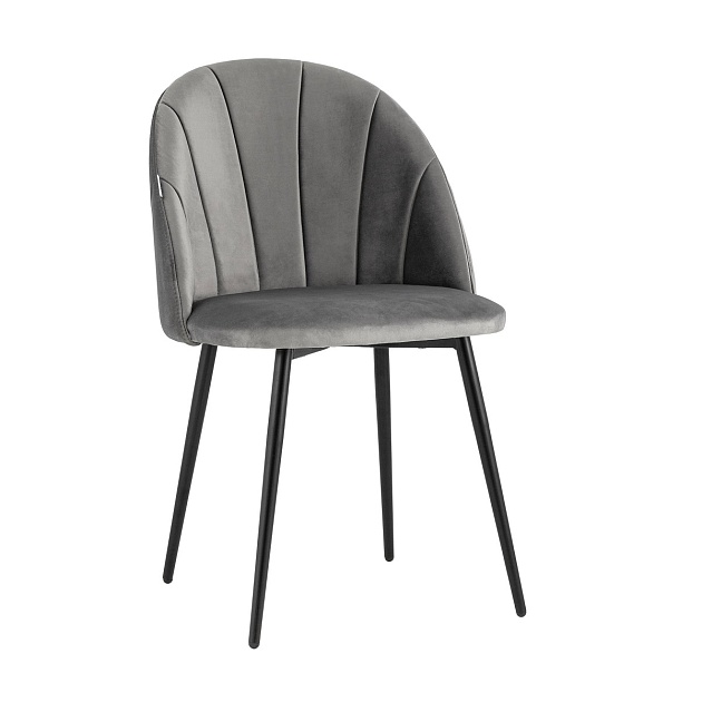 Кухонный стул Stool Group Логан велюр серый AV 413-B26-08 изображение 1 Кухонный стул Stool Group Логан велюр серый AV 413-B26-08 Фото № 1