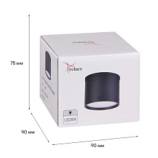Трековый светодиодный светильник Reluce 13006-9.3-001UR magnetic LED8W BK 4