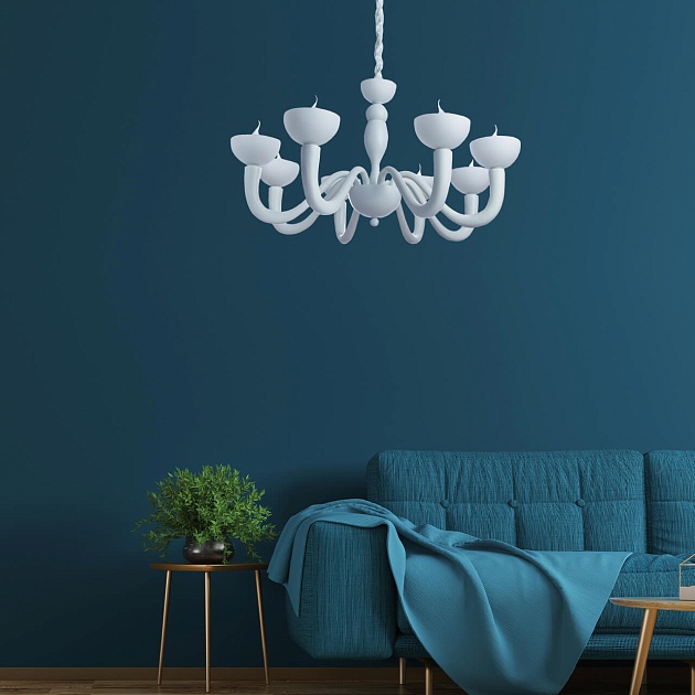 Подвесная люстра Divinare Bianca 7091/01 LM-8 Фото № 8