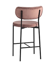 Полубарный стул Stool Group Барбара велюр пыльно-розовый CC-09006 HLR-44 5