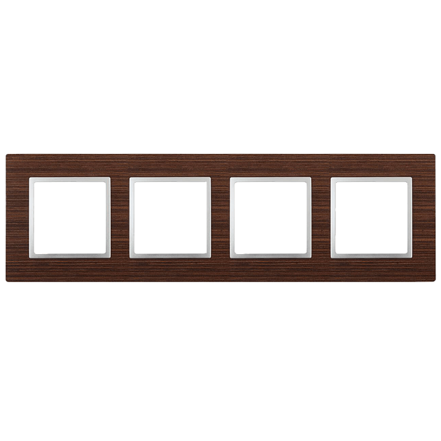 Рамка 4-постовая ЭРА Elegance 14-5304-10 Б0034587 Фото № 2