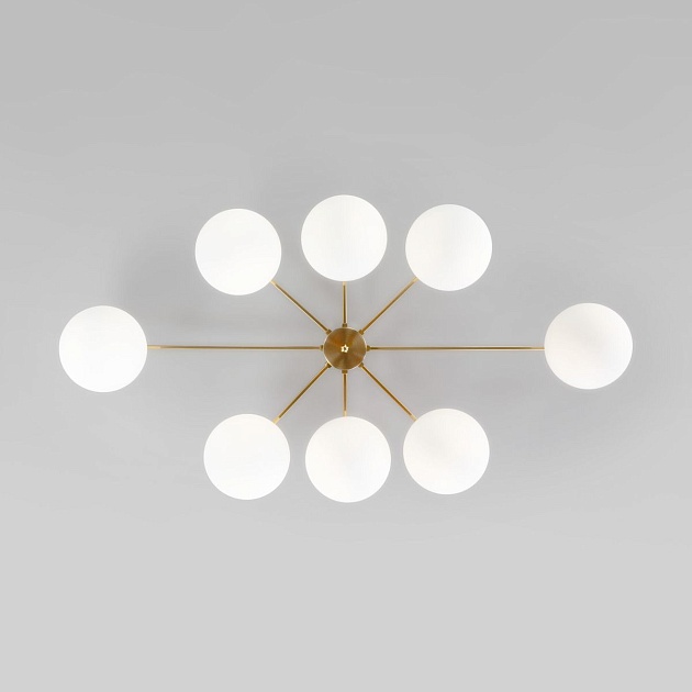 Потолочная люстра Eurosvet Opaline 70220/8 латунь Фото № 4