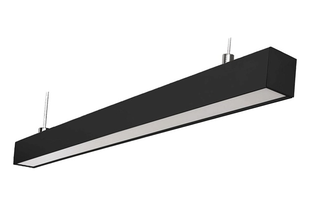 Светильник линейный светодиодный подвесной Uniel ULO-K10D 52W/5000K/L125 IP65 BLACK UL-00012274 Фото № 1