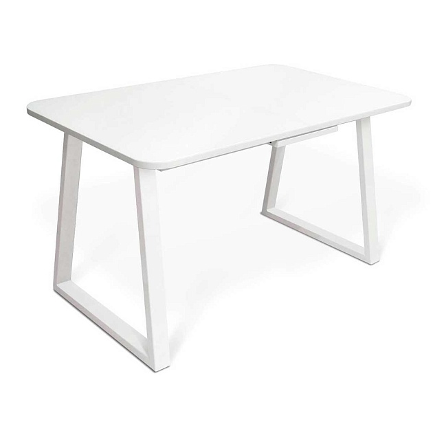 Кухонный стол Sheffilton SHT-T40/130-160 белый глянцевый/белый 5557229201 изображение 1 Кухонный стол Sheffilton SHT-T40/130-160 белый глянцевый/белый 5557229201 Фото № 1