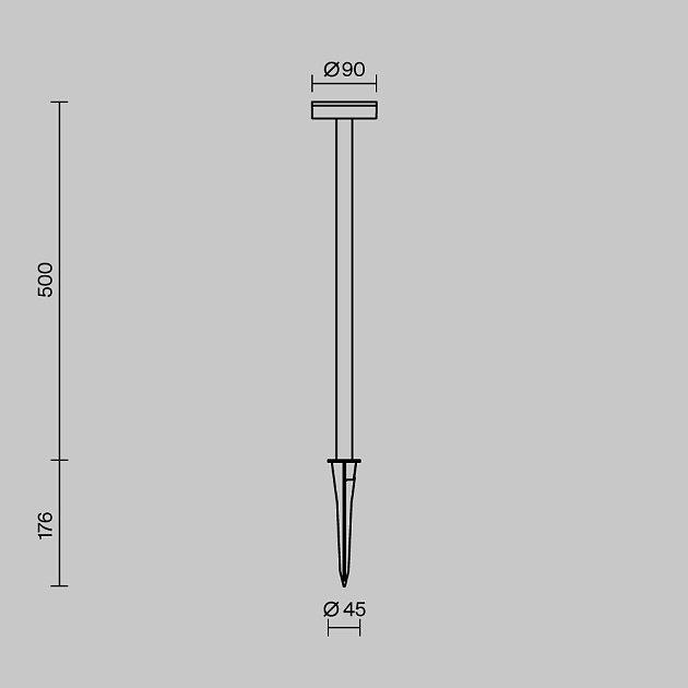 Ландшафтный светильник Maytoni Outdoor O503FL-L4B3K1 Фото № 2