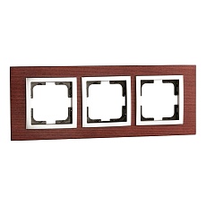 Рамка 3-постовая Mono Electric Style черешня 107-500000-162