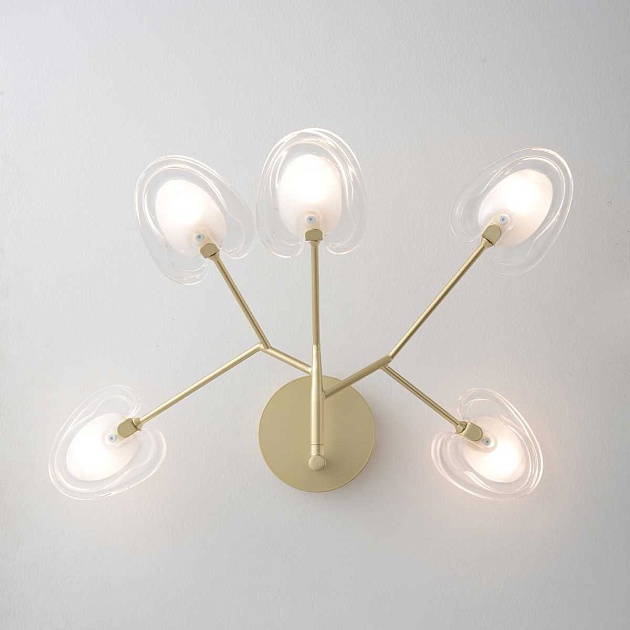 Бра Crystal Lux SOLE AP5 GOLD изображение 1 Бра Crystal Lux SOLE AP5 GOLD Фото № 1