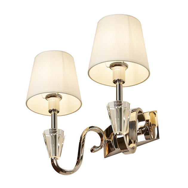 Бра iLamp Alesti W2424-2 Nickel изображение 3 Бра iLamp Alesti W2424-2 Nickel Фото № 3