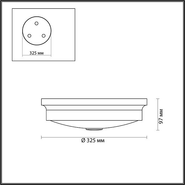 Настенно-потолочный светильник Odeon Light Walli Marsei 4824/3C изображение 6 Настенно-потолочный светильник Odeon Light Walli Marsei 4824/3C Фото № 6