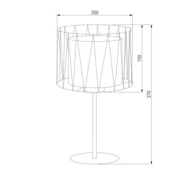 Настольная лампа TK Lighting 2898 Harmony Black изображение 2 Настольная лампа TK Lighting 2898 Harmony Black Фото № 2