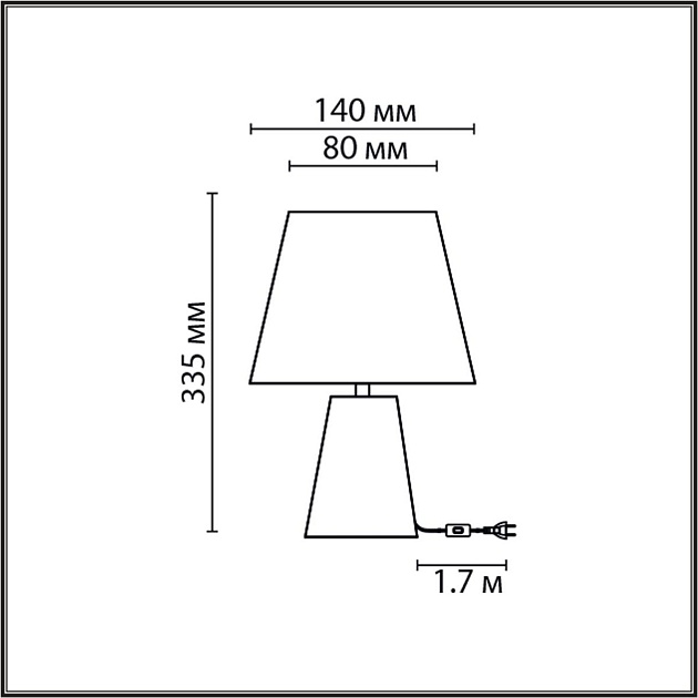 Настольная лампа Lumion Moderni Terazio 8142/1T Фото № 2
