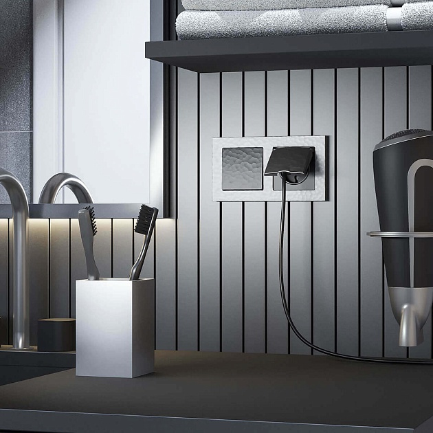 Выключатель Werkel Hammer одноклавишный черный W1210008 4690389161971 изображение 2 Выключатель Werkel Hammer одноклавишный черный W1210008 4690389161971 Фото № 2