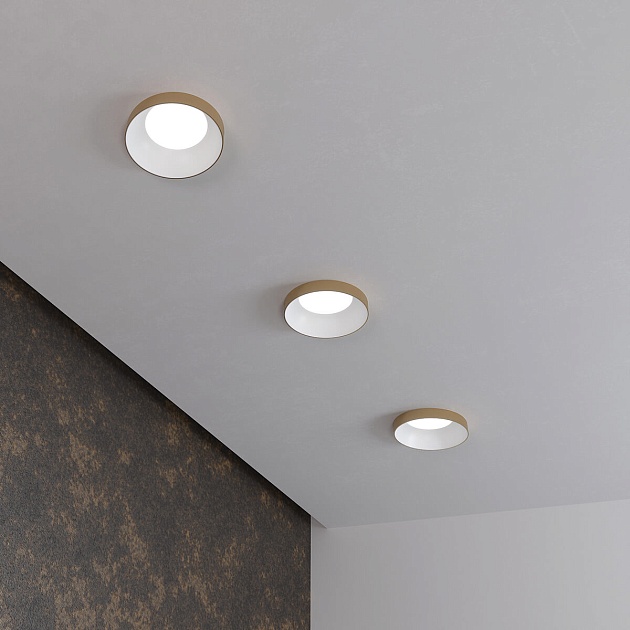 Встраиваемый светильник Elektrostandard 112 MR16 белый/золото a053338 изображение 2 Встраиваемый светильник Elektrostandard 112 MR16 белый/золото a053338 Фото № 2