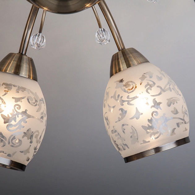 Подвесная люстра Eurosvet 30026/8 античная бронза Фото № 4