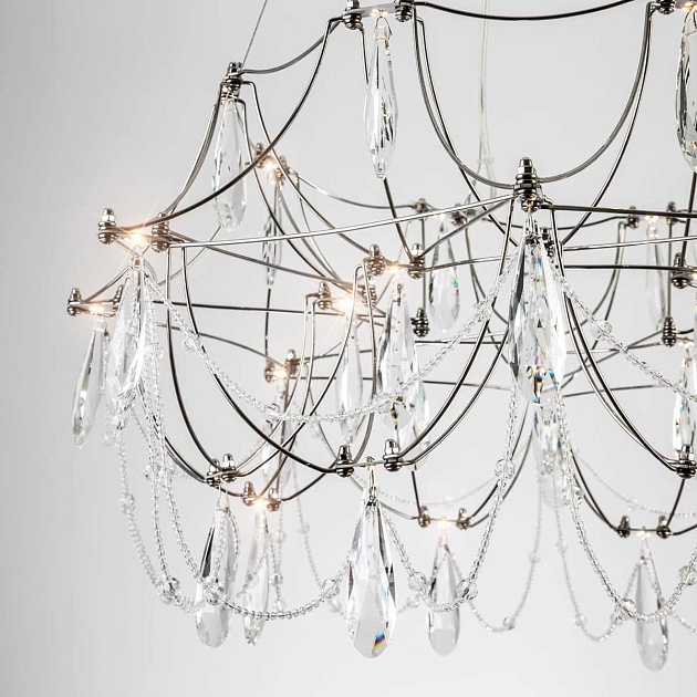 Подвесная светодиодная люстра Modelux Premium ML.5603.600P СН Фото № 4