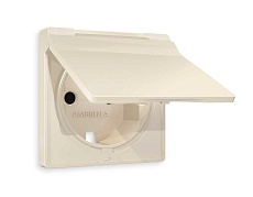 Лицевая панель розетки AMBRELLA VOLT AP3280 1