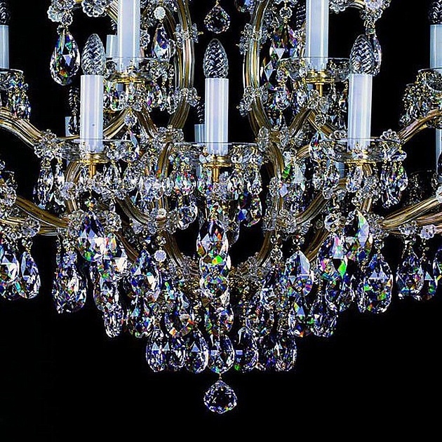 Подвесная люстра Artglass Maria Terezia 7 Vachtle CE изображение 2 Подвесная люстра Artglass Maria Terezia 7 Vachtle CE Фото № 2
