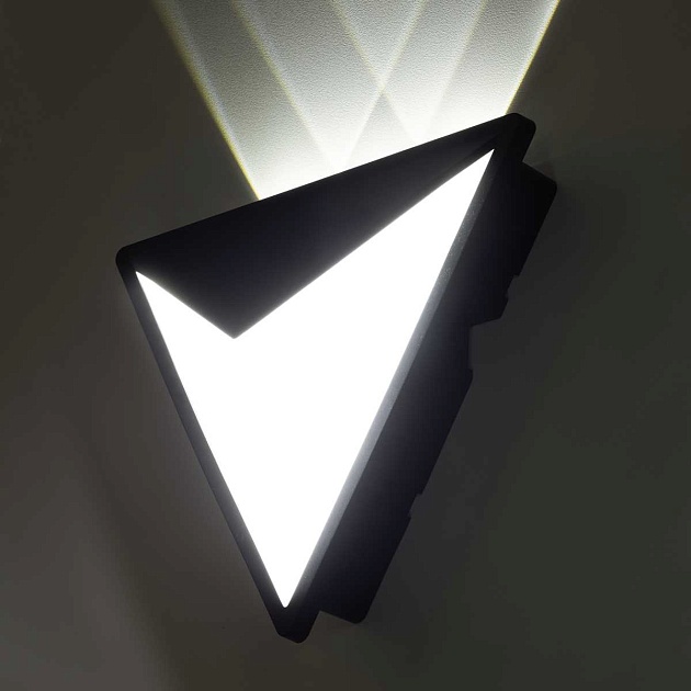 Уличный настенный светодиодный светильник Citilux Domus CLU0804BK Фото № 6