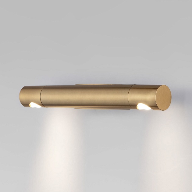 Настенный светодиодный светильник Eurosvet Tybee 40161 LED латунь Фото № 2