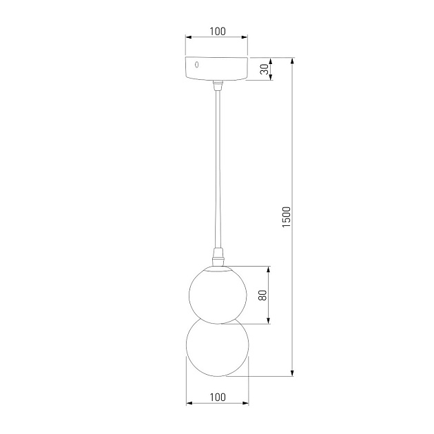 Подвесной светильник Eurosvet Polar 50250/1 LED черный Фото № 3