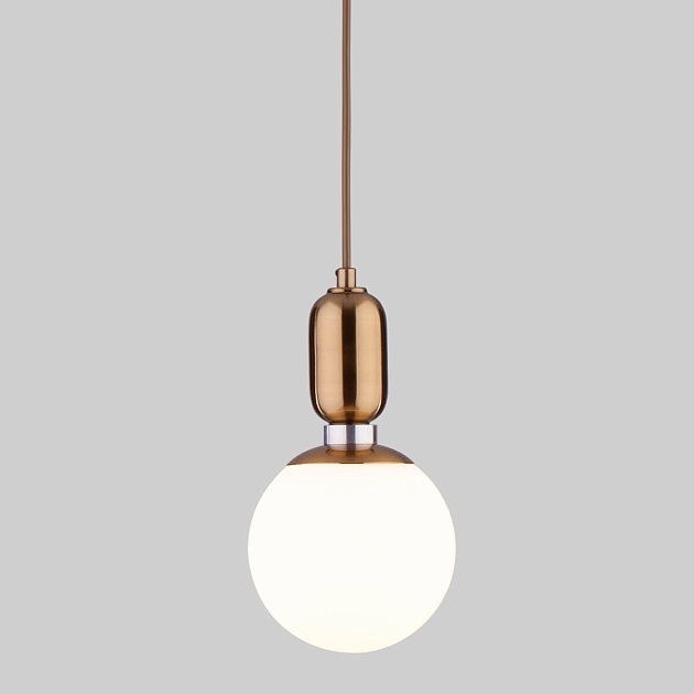 Подвесной светильник Eurosvet Bubble 50151/1 латунь Фото № 1