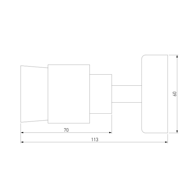 Светодиодный спот Eurosvet Plat 20125/1 белый Фото № 2