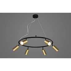 Подвесная люстра Crystal Lux CLT 015C6 D600 BL-GO 2