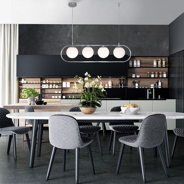 Подвесной светильник Eurosvet Ringo 50089/4 хром Фото № 6