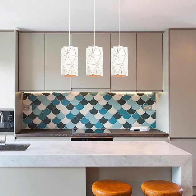 Подвесной светильник Eurosvet Reprise 50145/3 белый изображение 6 Подвесной светильник Eurosvet Reprise 50145/3 белый Фото № 6